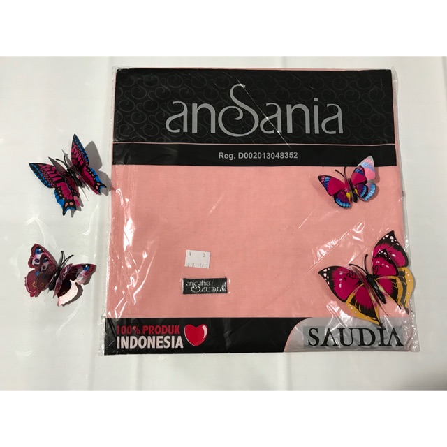 H010 Jilbab segi empat saudia ansania kerudung hijab
