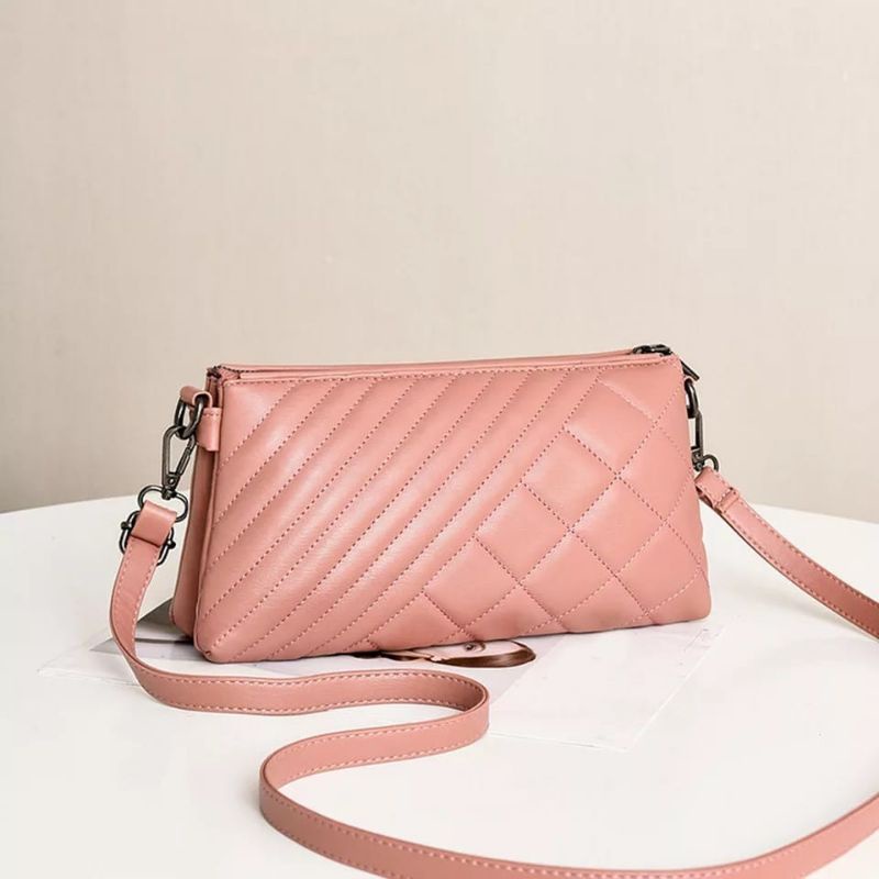 tas selempang wanita kotak mini kondangan/tas hp simple traveling ootd/tas cewek ibu kerja main cod