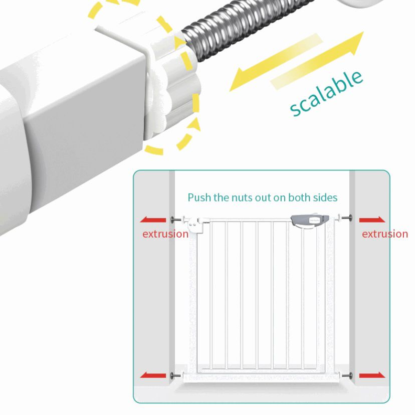 Pagar Pengaman Bayi / Pagar Pengaman Pintu / BABY SAFETY GATE 75-84