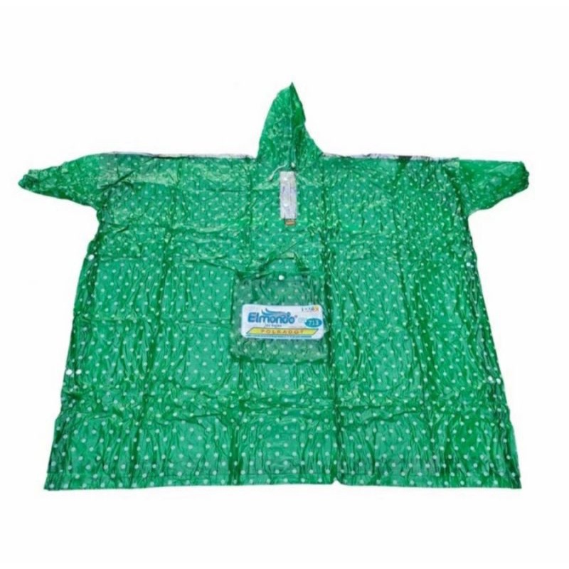 Mantel Hujan / Jas Hujan ELMONDO POLKADOT 713 Ponco Lengan