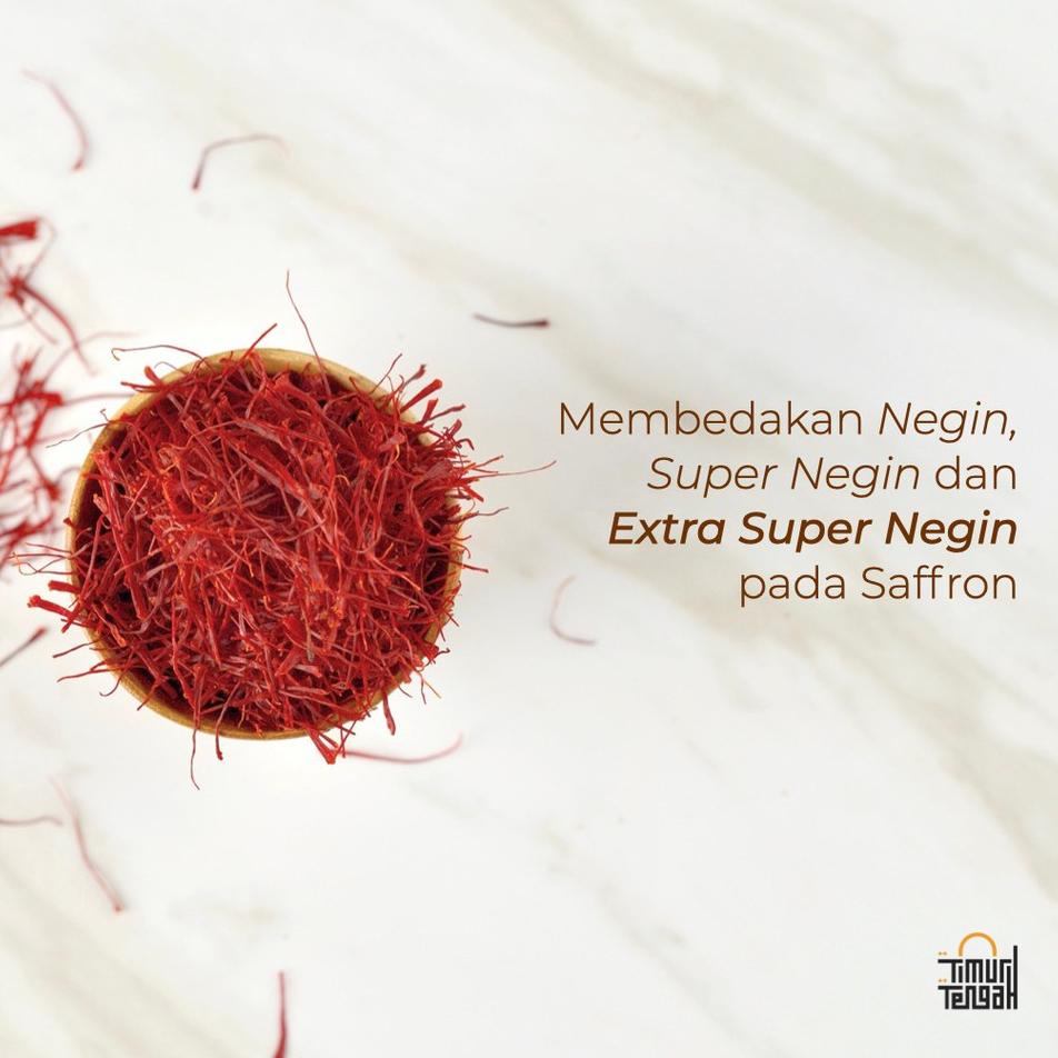 

Model baru - Saffron Safron Timur Tengah Extra Super Negin 1 gr Original ,.