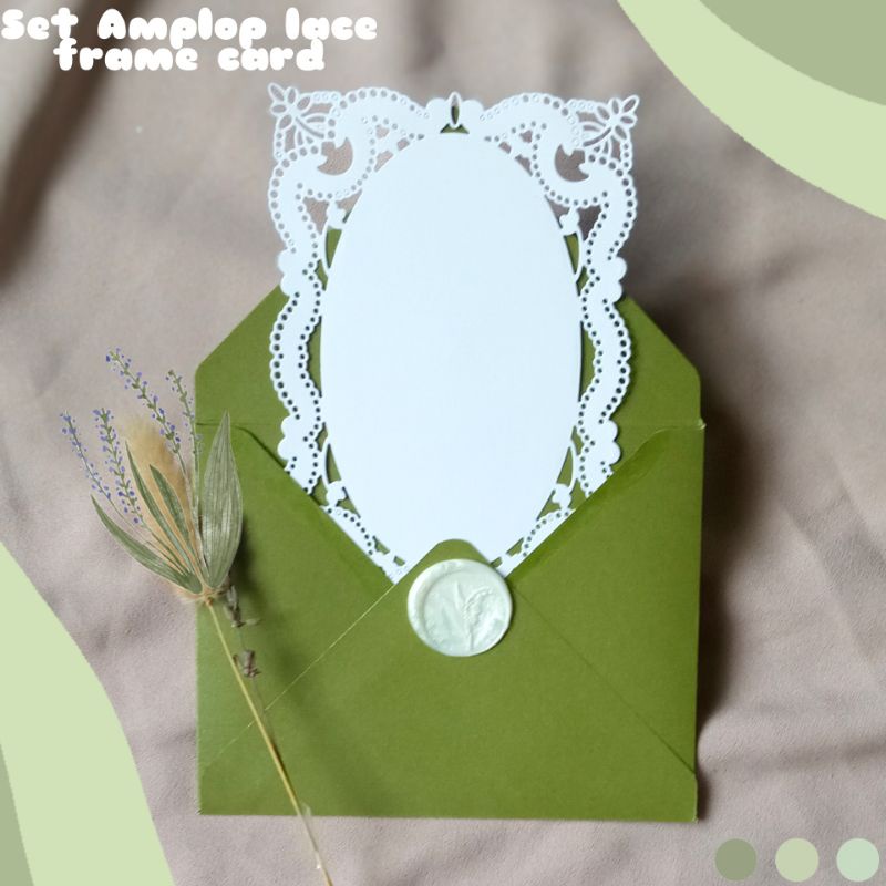 

[1SET] Vintage Amplop dan Blank Card