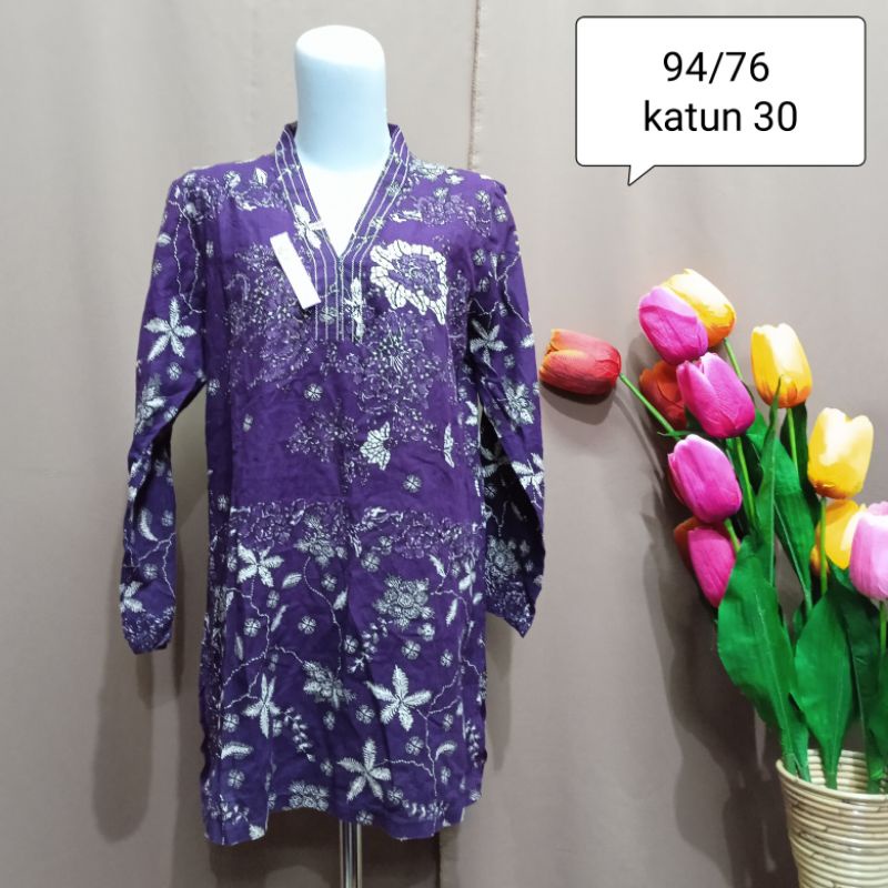 PRELOVED BAJU BATIK WANITA / (PART 1) / PL ATASAN BATIK WANITA / BAJU BEKAS-12