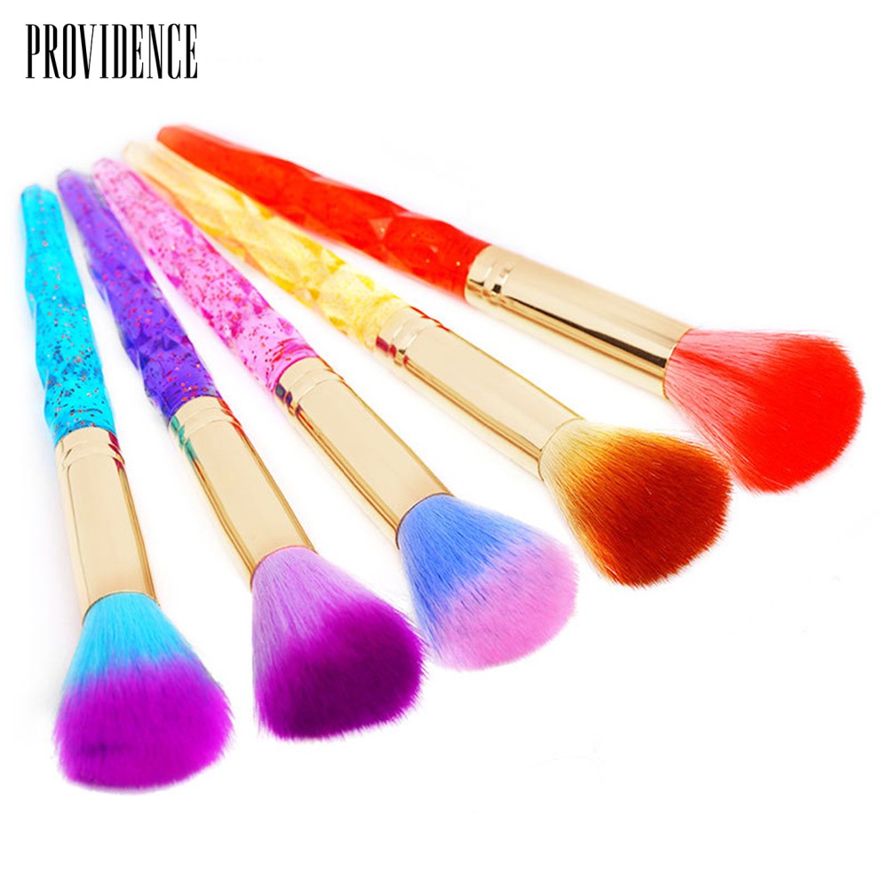 Providence Colorful Soft Hair Nail Art Brush UV Gel Cleaning Tool for Manicure Pedicure