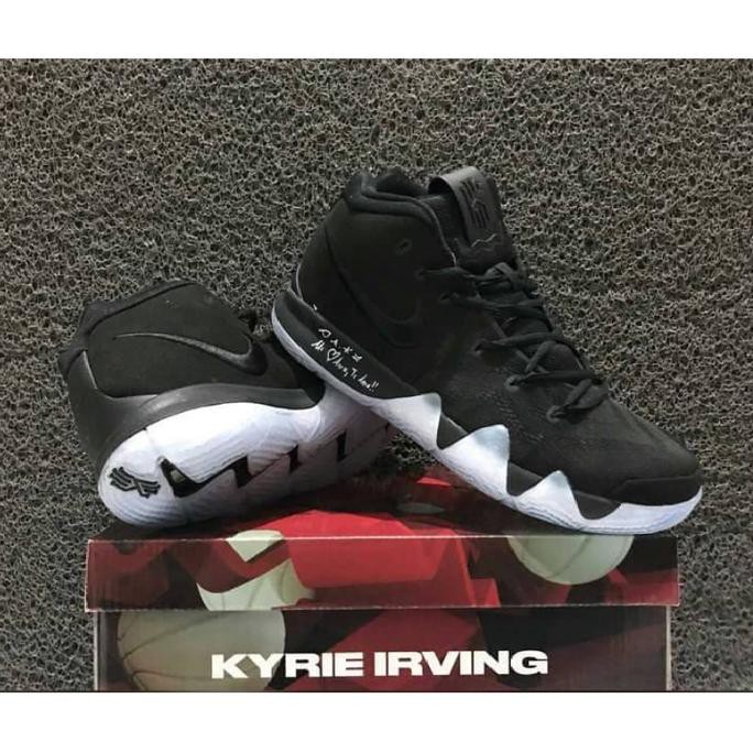 Sale Kyrie 4 Black Suede