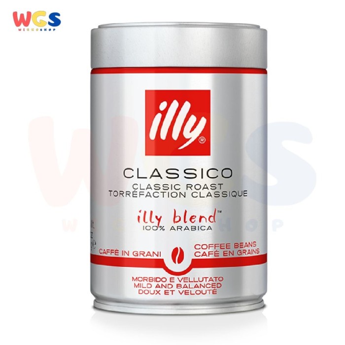 

DISKON - (BISA COD) Illy Classico Classic Roast Arabica Whole Coffee Beans 250g