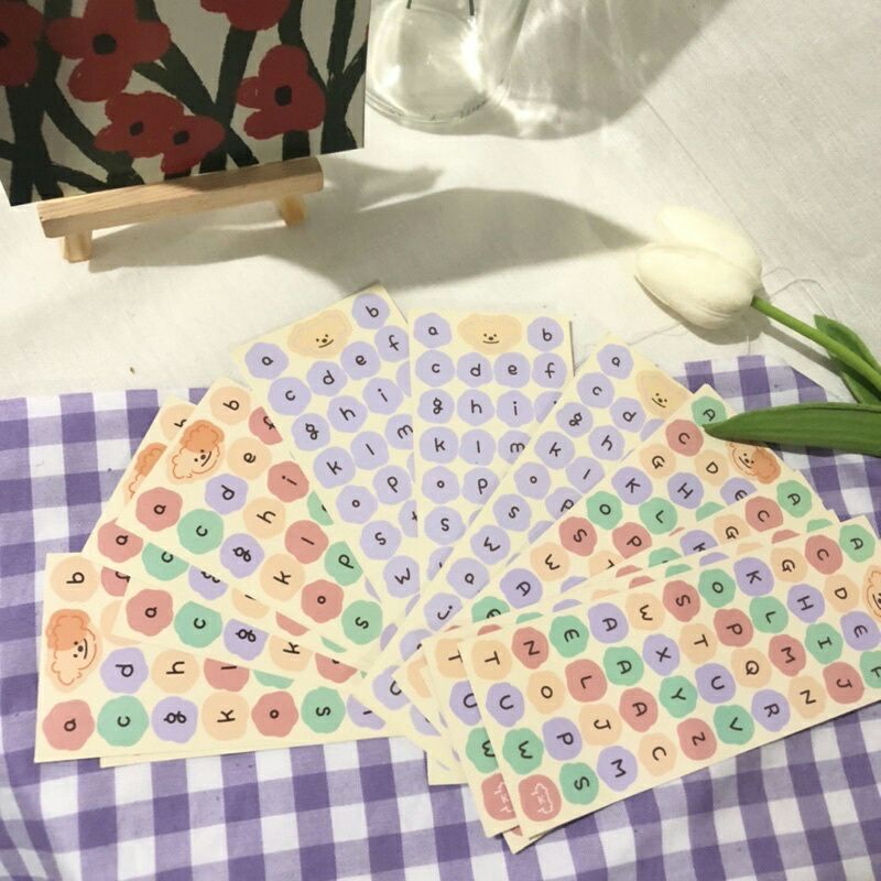

Sticker Alphabet deco cute ins
