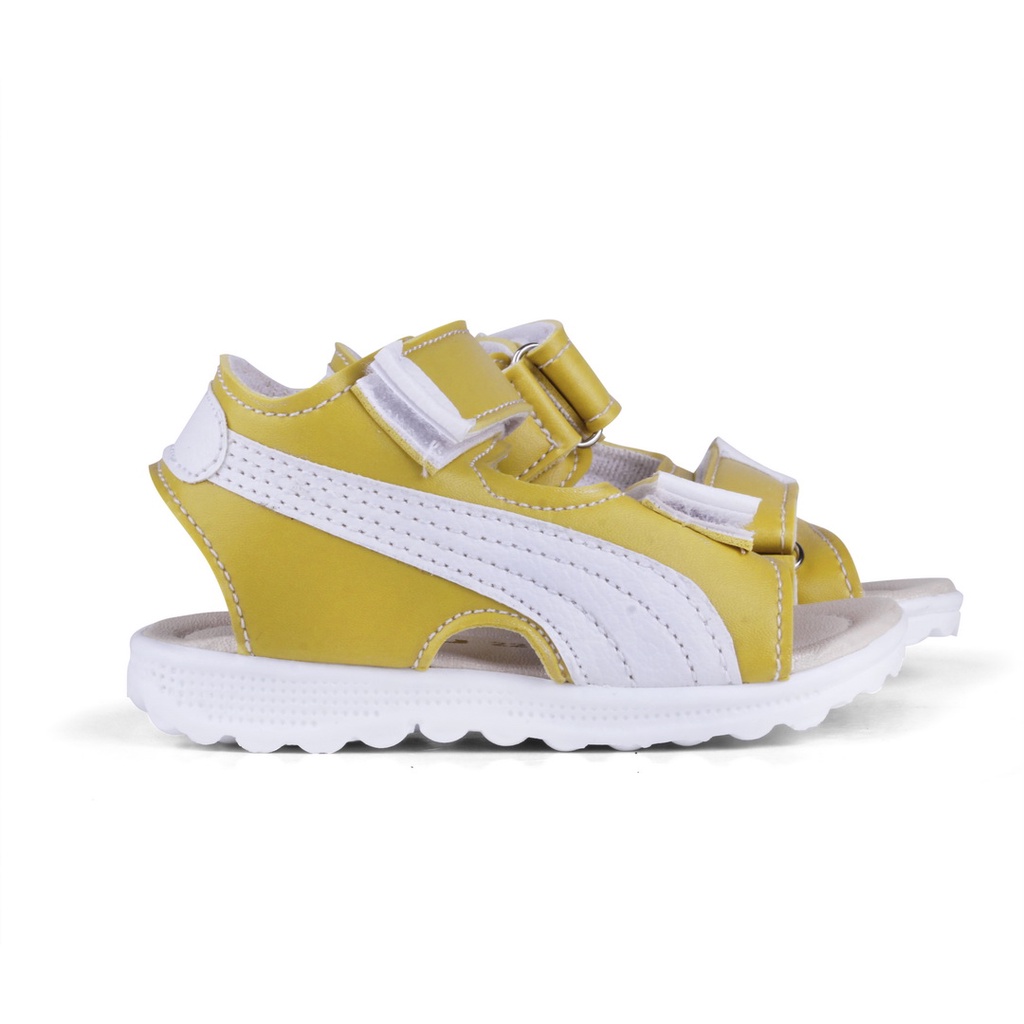 SANDAL ANAK UNISEX USIA 1 2 TAHUN ANTI SLIP SPM KUNING