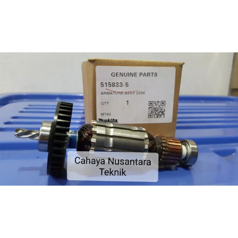 Armature MT60 Original Sparepart untuk mesin bor 10mm maktec MT60