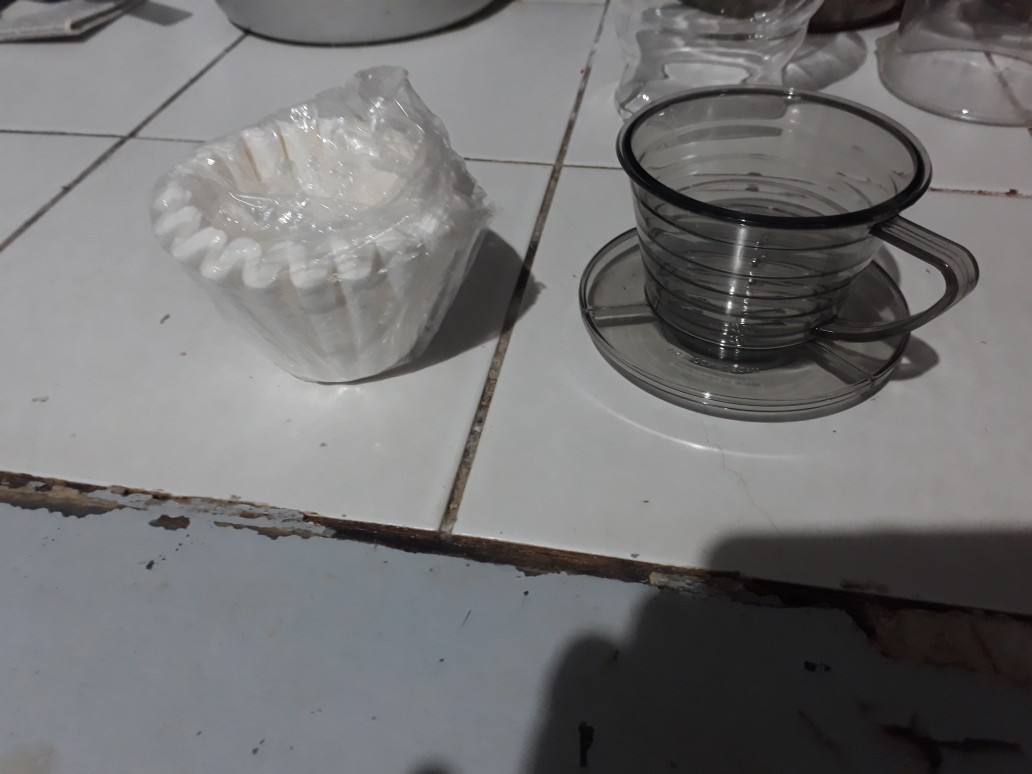 Suji Wave Dripper 155, Grey, White Paper Filter Wave