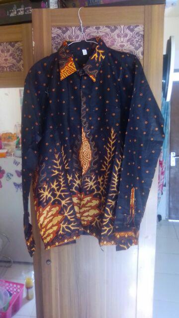 Wou Batik Couple Selendang Mutiara Sania Ruffle - Adila Couple Brokat Modern Batik Modern - Bs066