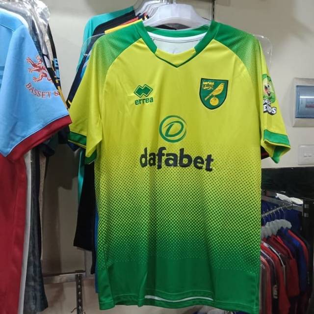 JERSEY BOLA NORWICH CITY HOME 2019-2020 GRADE ORI IMPORT