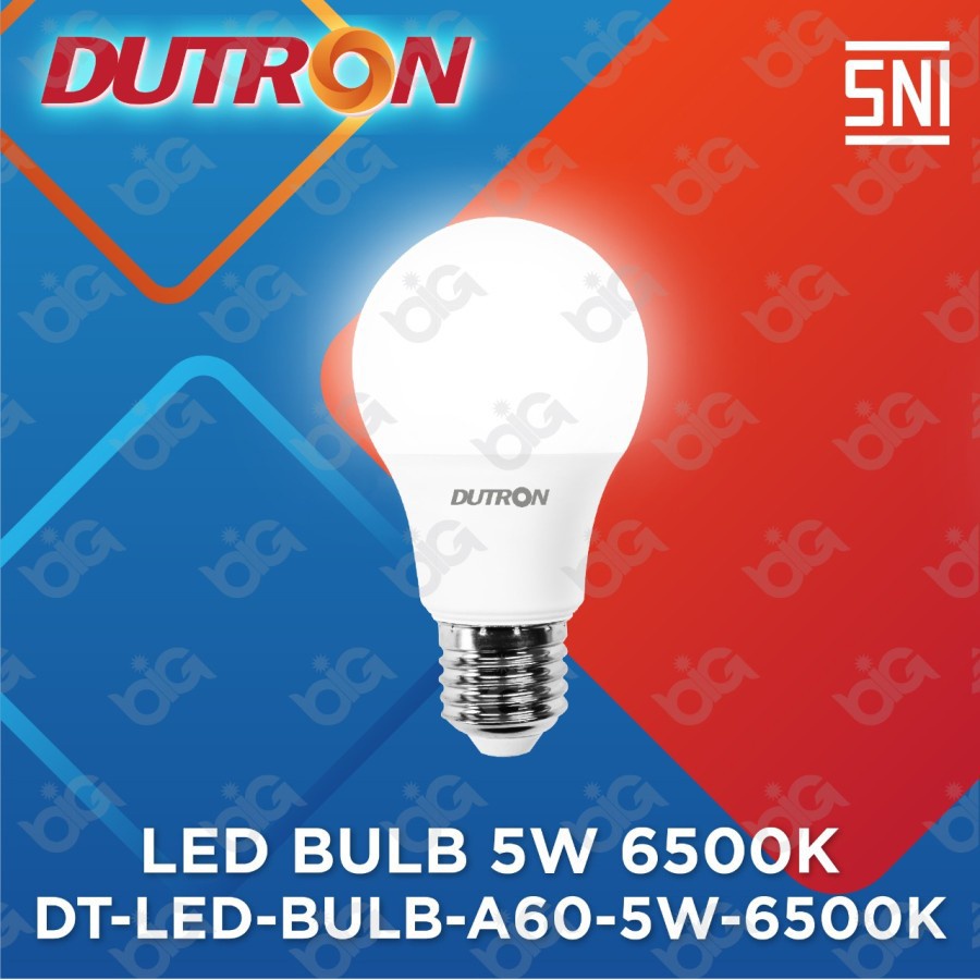 Bohlam Lampu Dutron LED 5 Watt DUTRON 5W, 5 W, 5Watt E27