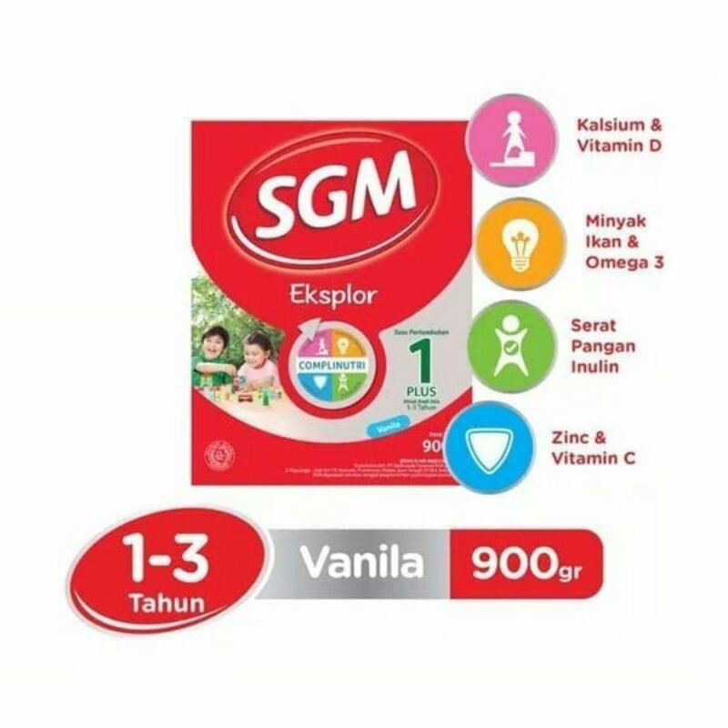 

SGM Eksplor 1+ Vanilla 900 gram