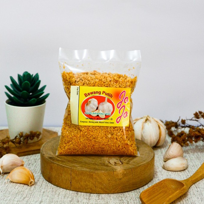 

Bawang Putih Goreng Jojo cincang 100gr Firsthand