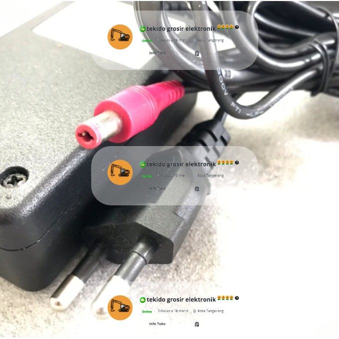 ADAPTOR 3A 12V MURNI 3A MERK LG KOREA OVAL