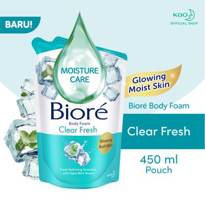 Biore Body Foam Clear Fresh 450ml