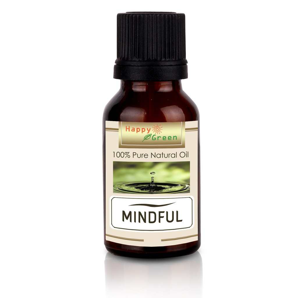 Happy Green Mindful Oil - Minyak Blend untuk Fokus Mindful