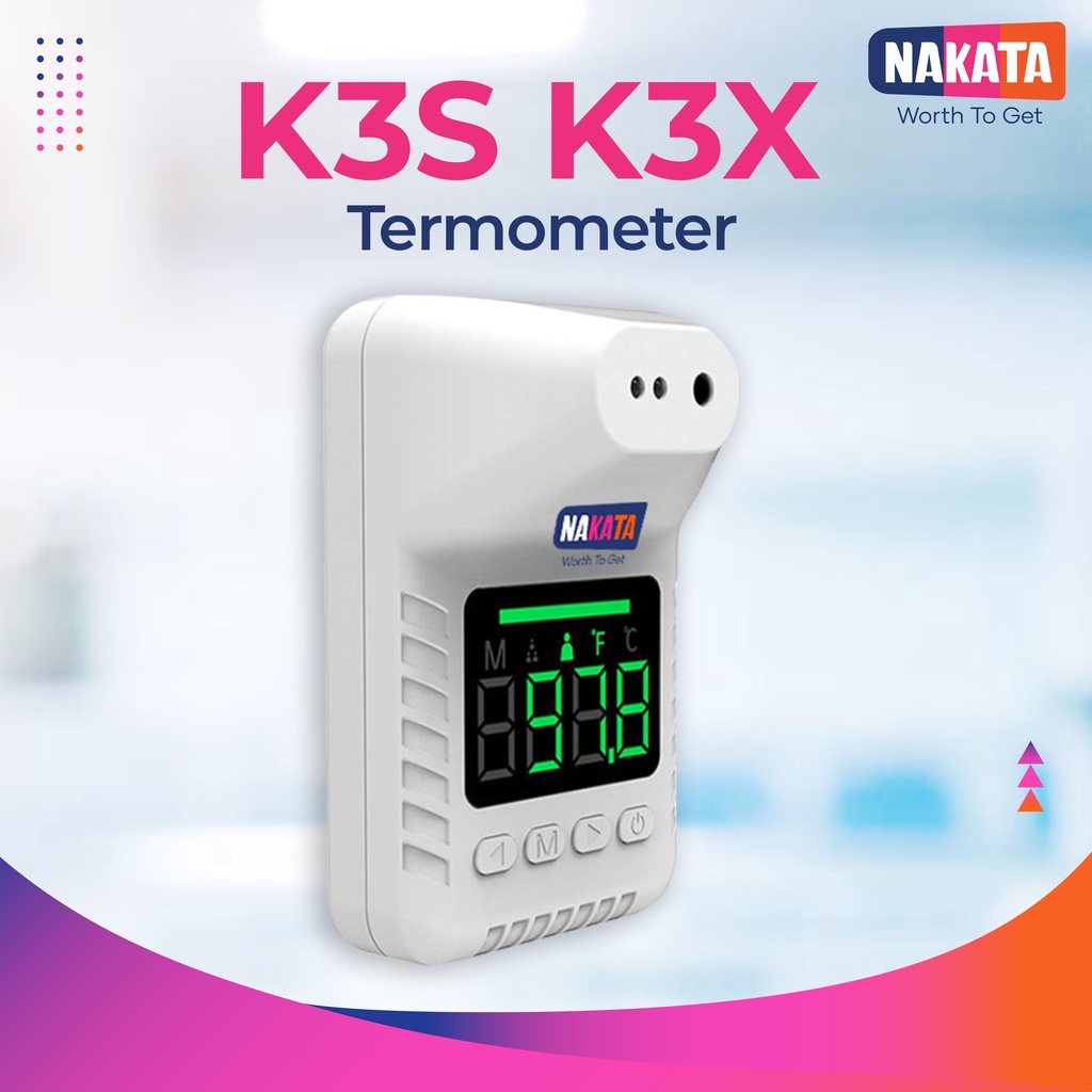 Thermometer Infrared / Termometer Digital Infrared K3X Original - Nakata