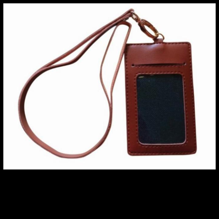 

Name Tag Tali Id Card Kulit+Holder Kulit