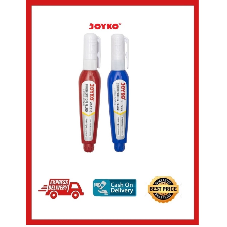 

TIPEX CAIR JOYKO CF-P235 / TIP X CAIRAN KOREKSI JOYKO CF-P235 G GROSIR 12PCS