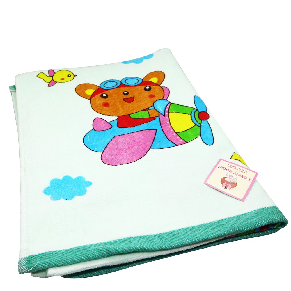 Handuk Mandi Anak Lovely Angel 50 x 100 cm Motif Karakter Random Colour