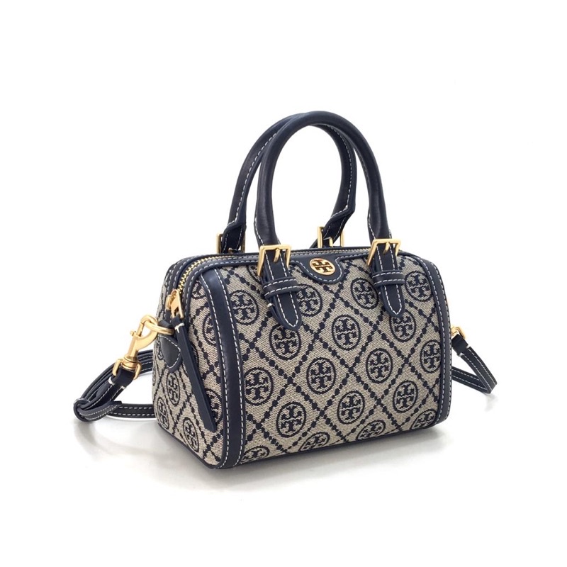 Tory Burch T Monogram Jacquard Barrel Mini Bag