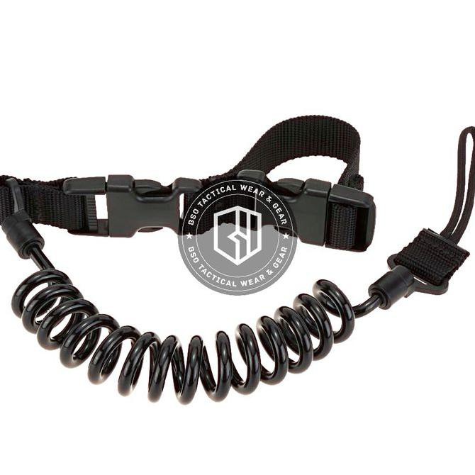 ◉ Tali Sling Pistol Tactical Lanyard Spring Belt Handgun Airsoft Safety ☫