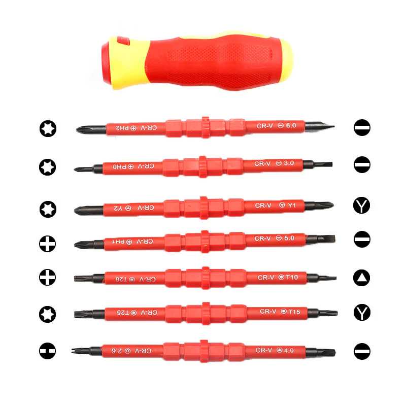 (BISA COD) RVOSTR SKIUNT Obeng Set Reparasi 14 in 1 - SK14
