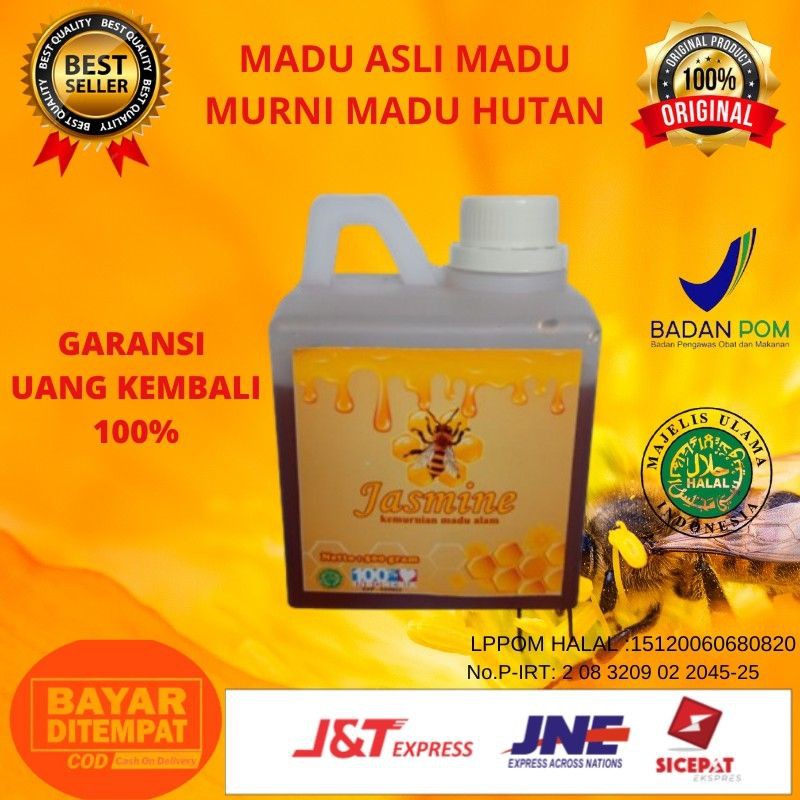 

MADU ASLI MADU MURNI MADU HUTAN ASLI ISI 500 GRAM / LABEL