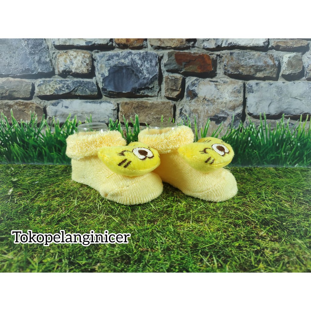 Kaos Kaki Finii Karakter Bayi 3D Premium - Aksesoris Kaus Kaki BAby New born Lembut