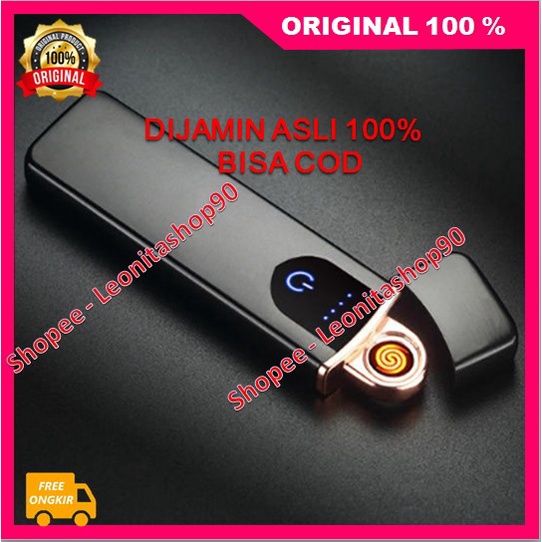 Korek Finger Print Korek Api Elektrik 100% ORIGINAL