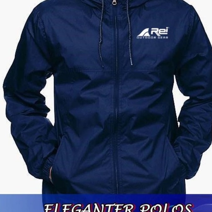 ALLSIZE HITAM PUTIH MERAH BIRU KUNING MOTIF ATAU POLOS / Rei Jaket waterproof