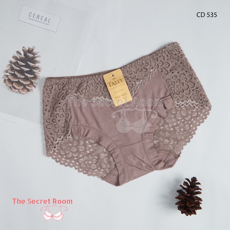 TALLY CD CELANA DALAM RENDA 535 | KATUN RENDA | FREE SIZE | FIT XL