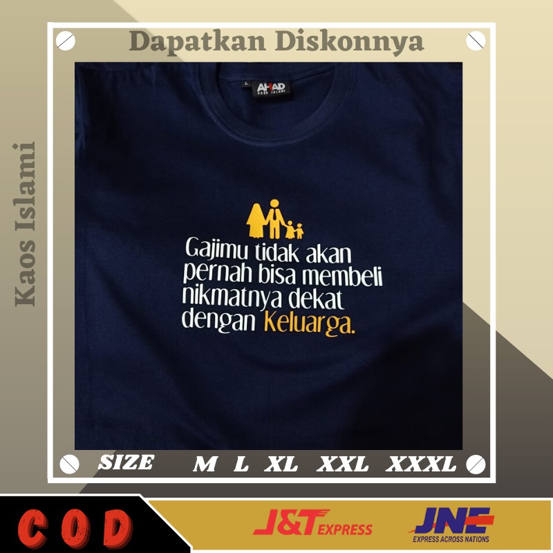Baju Kaos Dakwah Islami Islam Pria