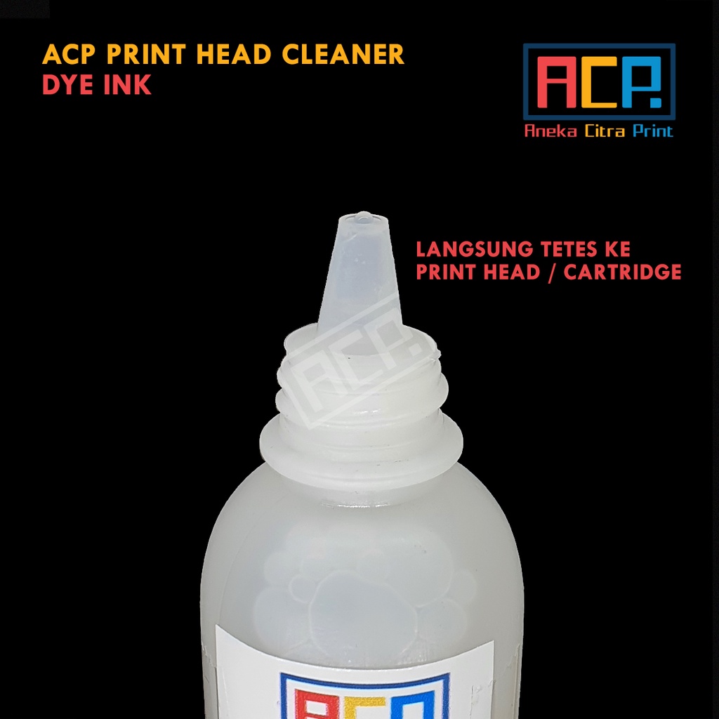 Paket Tembak Print Head - ACP Cleaner Premium + Suntikan Selang 20 ML + Stik Pembersih Print Head