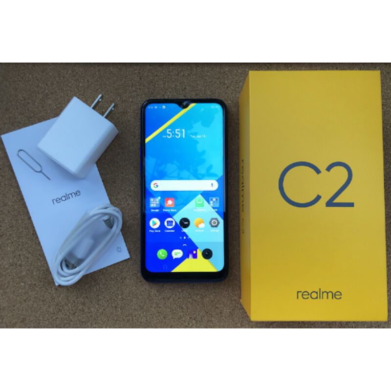Handphone Seccond Realme C2 Ram 2 Rom 32 (nego)