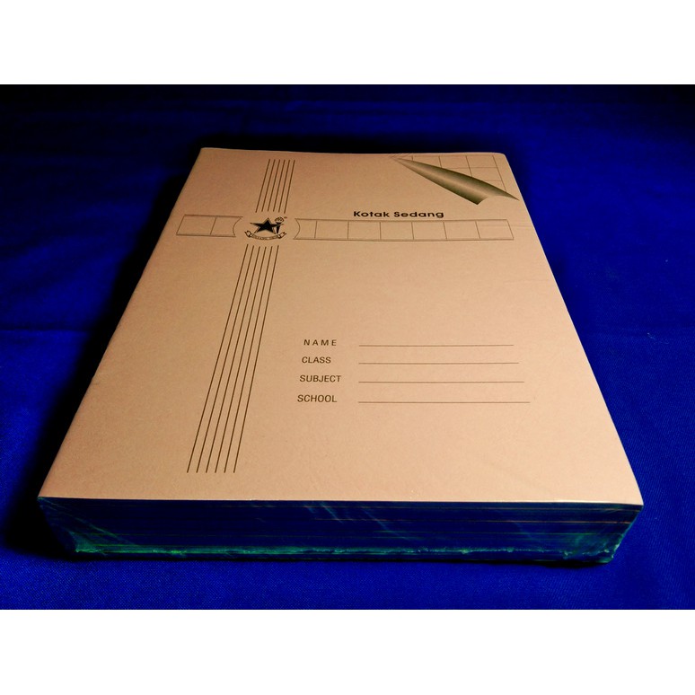 

Bintang Obor Buku Kotak Sedang 38 lbr ( 1 Pack - 10 Pcs )