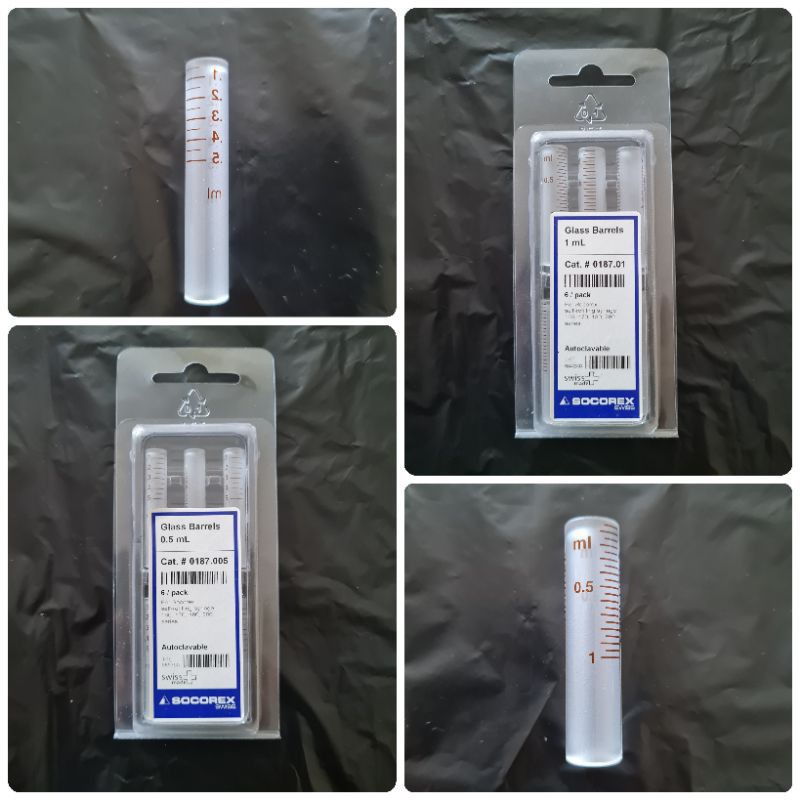 Tabung Socorex Swiss ORIGINAL Ukuran 1ml
