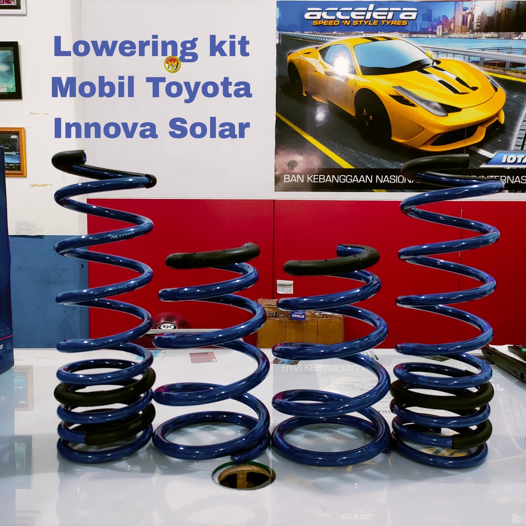 LOWERING KIT HSR BLUE INNOVA SOLAR/DIESEL
