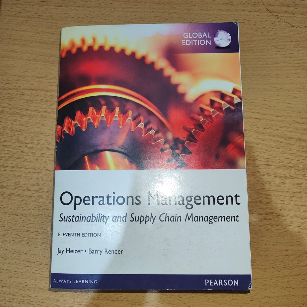 Jual Buku Operations Management Sustainability And Supply Chain ...