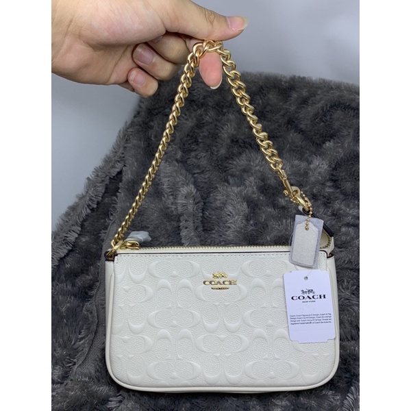 Coach Large Wristlet 19 In Signature Leather (F67567)