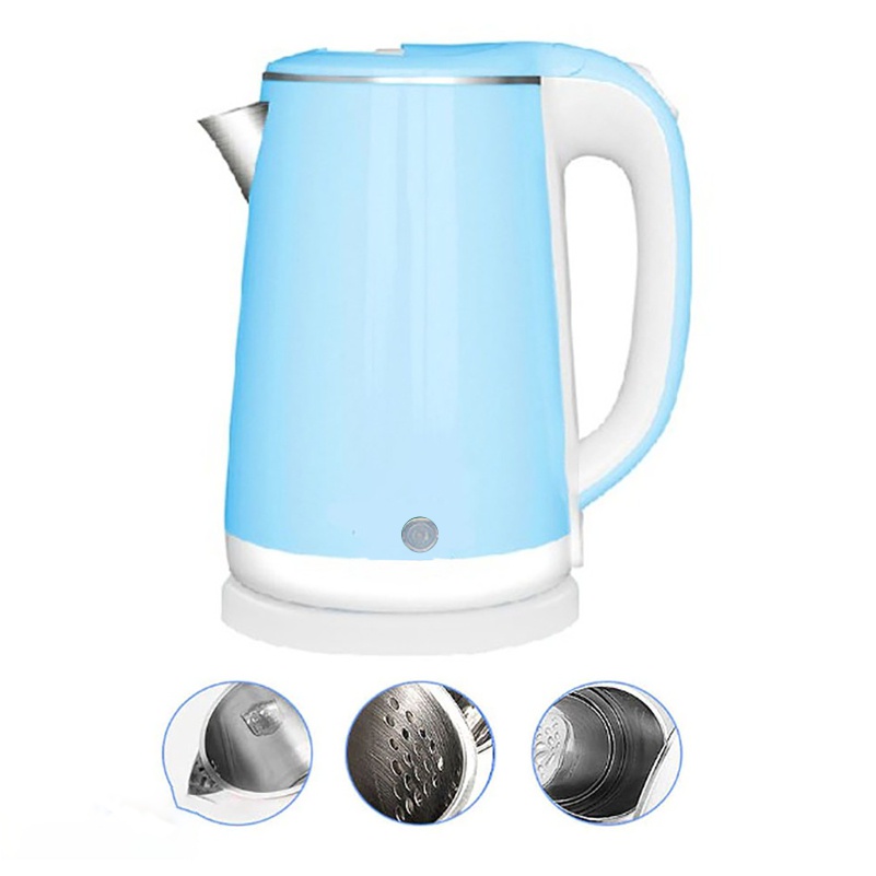 Teko Listrik Pemanas Warna Teko Listrik Pemanas Air murah Teko elektrik serbaguna Teko Listrik Pemanas Air Electric Kettle Boiling Water Ketel Air Panas 2.3 Liter -Wonderdekorasi