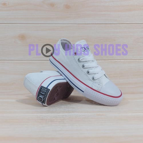 ONE KIDS - SEPATU ANAK LAKI LAKI | SEPATU ANAK PEREMPUAN | SEPATU ANAK USIA 5 6 7 8 TAHUN WARNA PUTIH SIZE 31-35