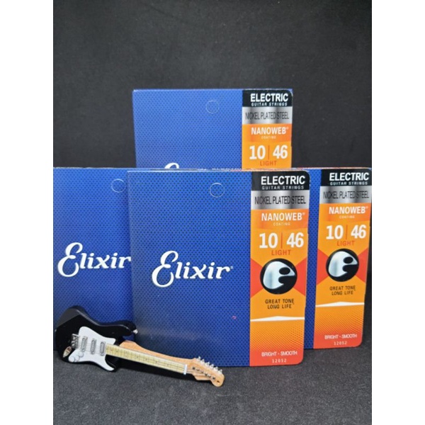 Senar Gitar Elektrik Elixir Nanoweb 0.10