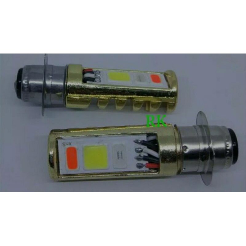Lampu led h6 lampu depan led mio, beat, Scoopy strobo merah biru - MF Variasi Motor