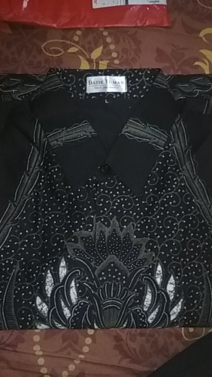 Manuk Peksi Lawasan Kemeja Batik Pria Full Furing Katun Primisima Batik Solo Batik Abu Grey