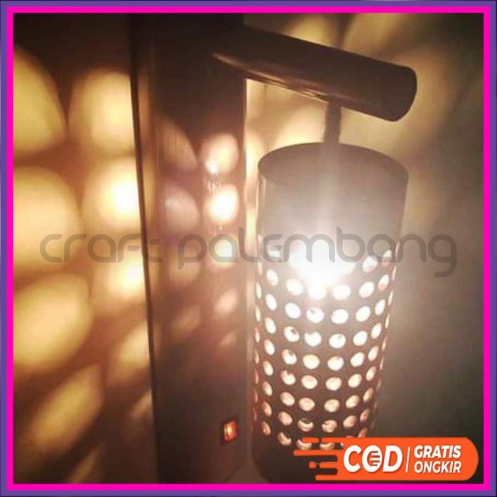 Kerajinan Bambu Dekorasi Lampu Dinding Lampu Tidur Lampu Tempel