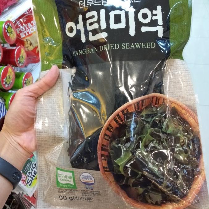 

hanya disini] Dongwon Yangban Dried Seaweed Wakame / Miyok rumput laut kering
