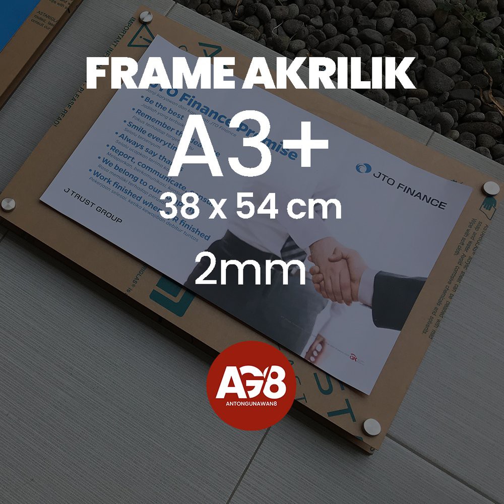 

Acrylic - Frame Akrilik A3 PLUS 38x54cm 2mm Terbaik